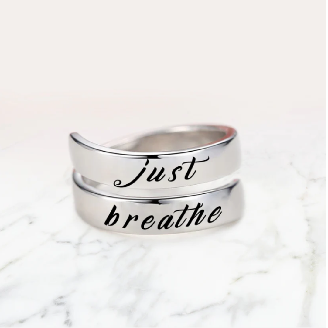 Just Breathe Ring – Calm Within